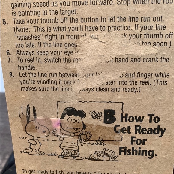 Collectible vintage, snoopy catch‘em kit in original packaging 
zebco fishing - Picture 6 of 10